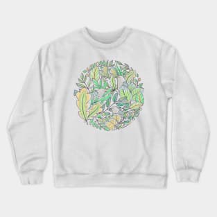 Leaves and Birds Crewneck Sweatshirt